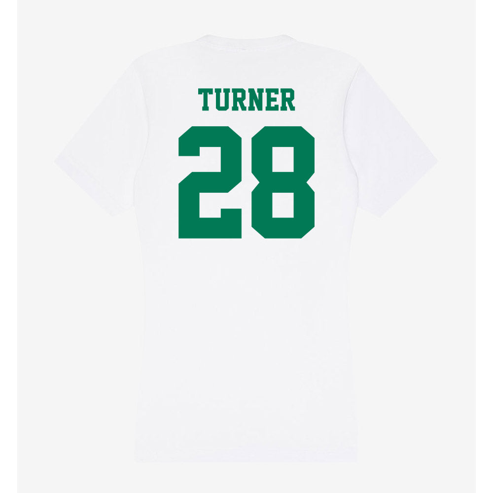 Norfolk State - NCAA Football : Caleb Turner - Women's V-Neck T-Shirt-1