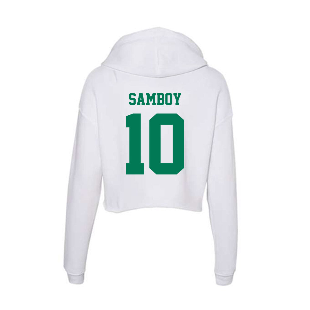 Norfolk State - NCAA Baseball : Yasseel Samboy - Women's Crop Fleece Hoodie-1