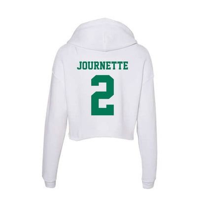 Norfolk State - NCAA Baseball : Justin Journette - Women's Crop Fleece Hoodie-1