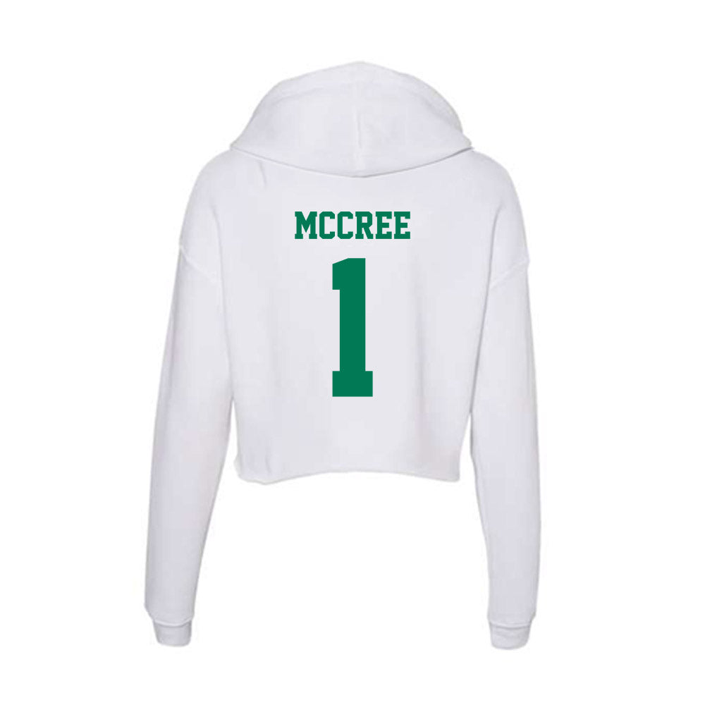 Norfolk State - NCAA Women's Volleyball : Sydney McCree - Women's Crop Fleece Hoodie-1
