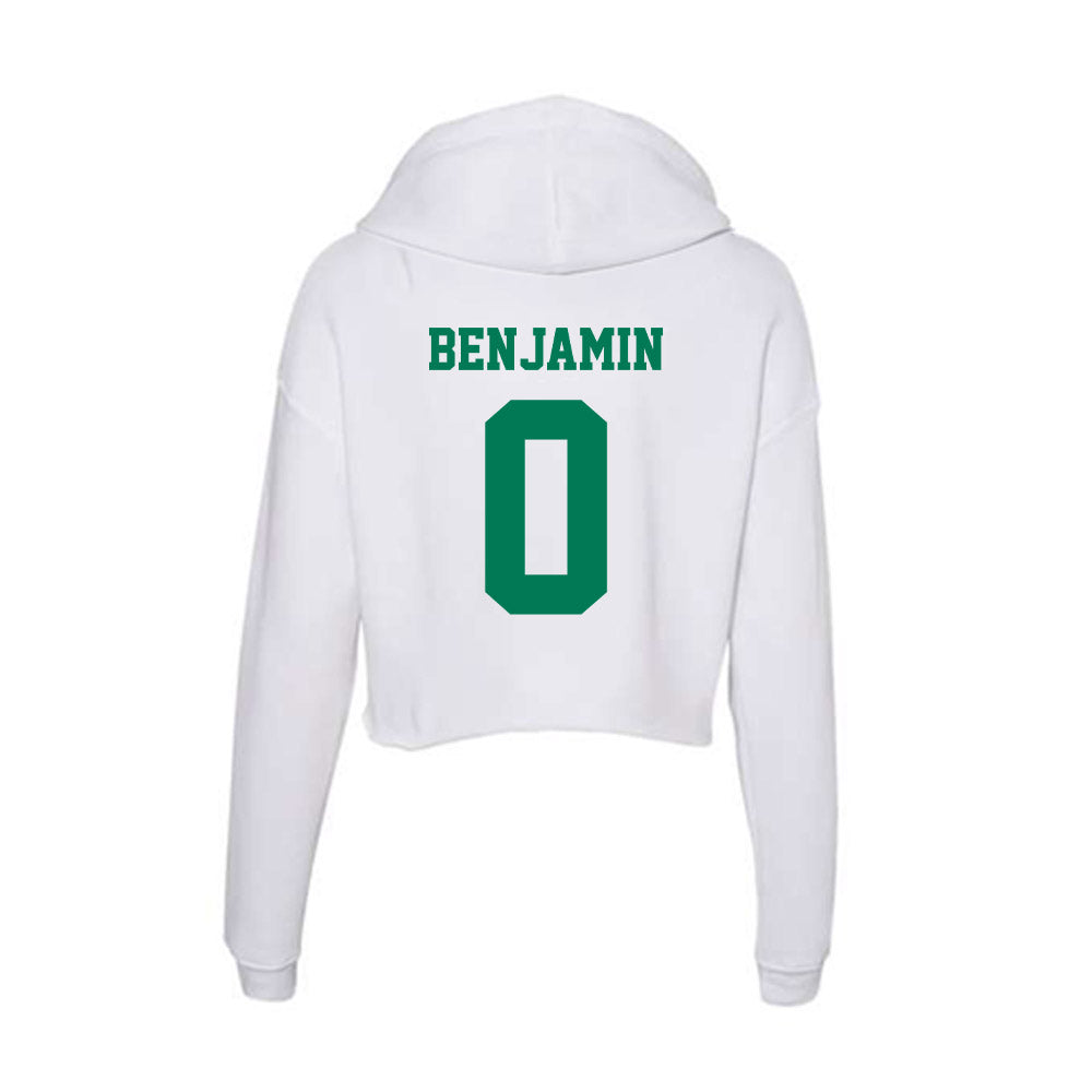 Norfolk State - NCAA Football : Kiron Benjamin - Women's Crop Fleece Hoodie-1