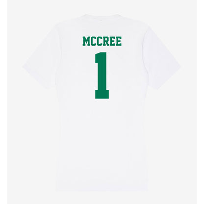 Norfolk State - NCAA Women's Volleyball : Sydney McCree - Women's V-Neck T-Shirt-1
