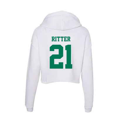 Norfolk State - NCAA Baseball : Jamal Ritter - Women's Crop Fleece Hoodie-1