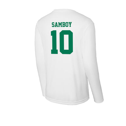 Norfolk State - NCAA Baseball : Yasseel Samboy - Activewear Long Sleeve T-Shirt-1