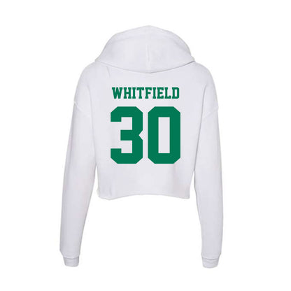 Norfolk State - NCAA Baseball : Donovan Whitfield - Women's Crop Fleece Hoodie-1