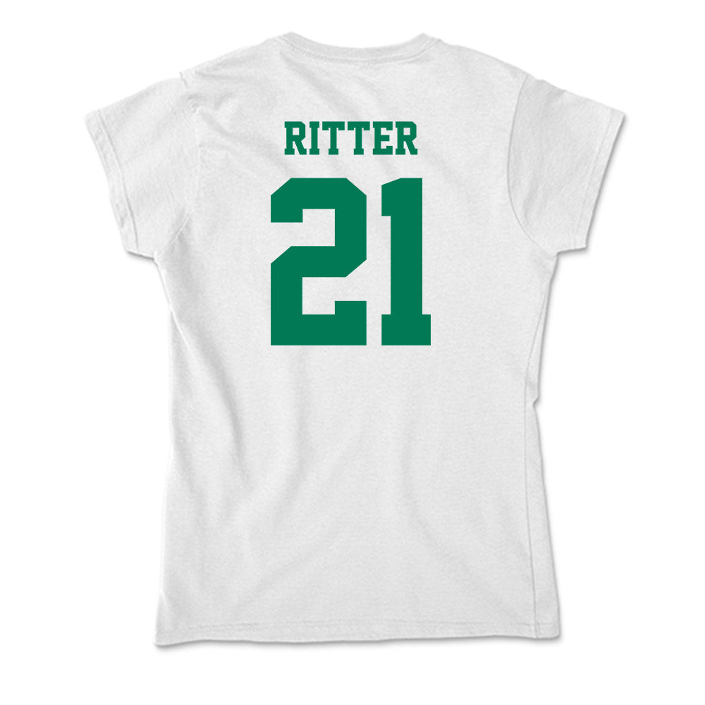 Norfolk State - NCAA Baseball : Jamal Ritter - Soft Style Women’s T-Shirt-1