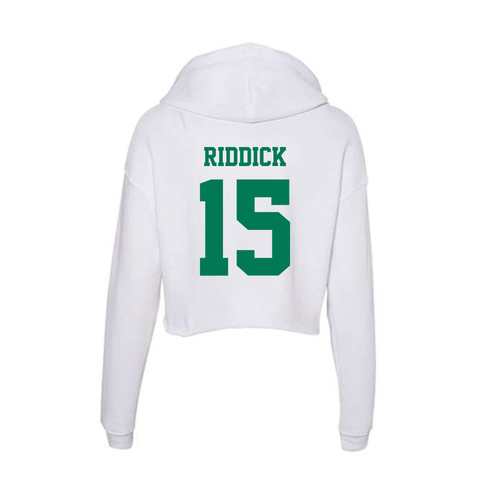 Norfolk State - NCAA Softball : Bristyl Riddick - Women's Crop Fleece Hoodie-1