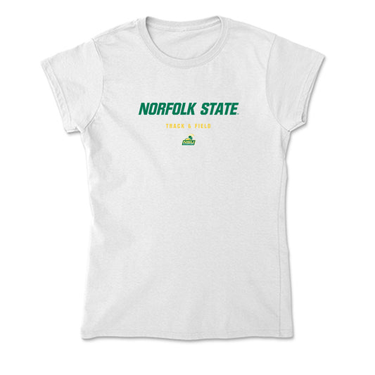 Norfolk State - NCAA Men's Track & Field : Jayden Gordon - Soft Style Women’s T-Shirt-0