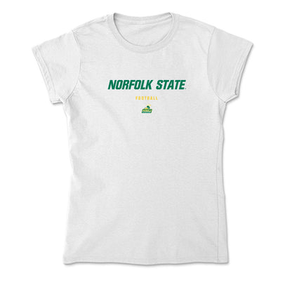 Norfolk State - NCAA Football : Nasir Bashir - Soft Style Women’s T-Shirt-0