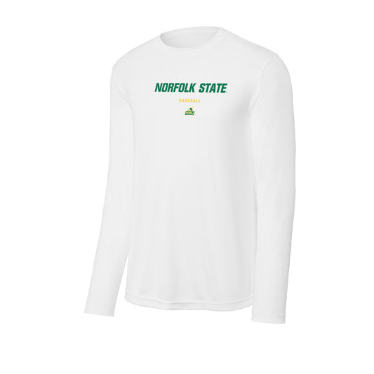 Norfolk State - NCAA Baseball : Jamal Ritter - Activewear Long Sleeve T-Shirt-0