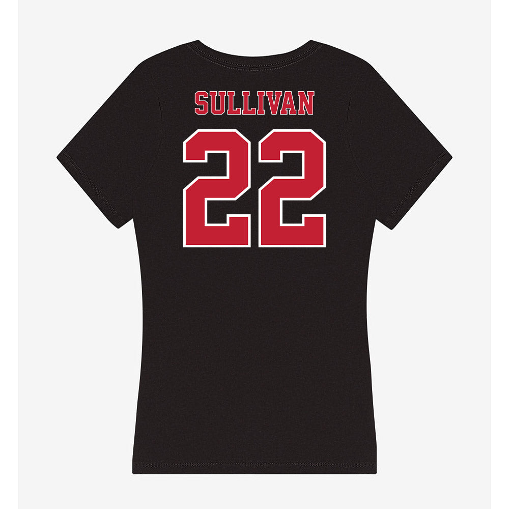 UW River Falls - NCAA Baseball : Brett Sullivan - Women's V-Neck T-Shirt-1
