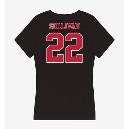 UW River Falls - NCAA Baseball : Brett Sullivan - Women's V-Neck T-Shirt-1