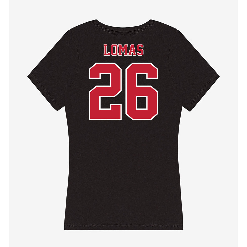 UW River Falls - NCAA Baseball : Caydon Lomas - Women's V-Neck T-Shirt-1