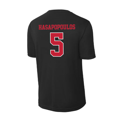 UW River Falls - NCAA Softball : Michaela Hasapopoulos - Activewear T-Shirt-1