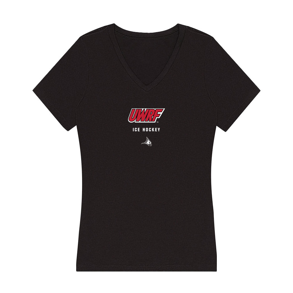 UW River Falls - NCAA Men's Ice Hockey : Parker Korman - Women's V-Neck T-Shirt-0