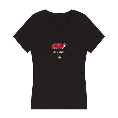 UW River Falls - NCAA Men's Ice Hockey : Parker Korman - Women's V-Neck T-Shirt-0