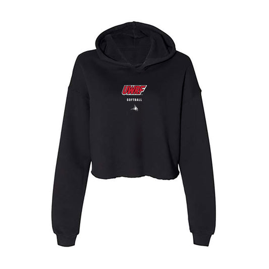 UW River Falls - NCAA Softball : Michaela Hasapopoulos - Women's Crop Fleece Hoodie-0