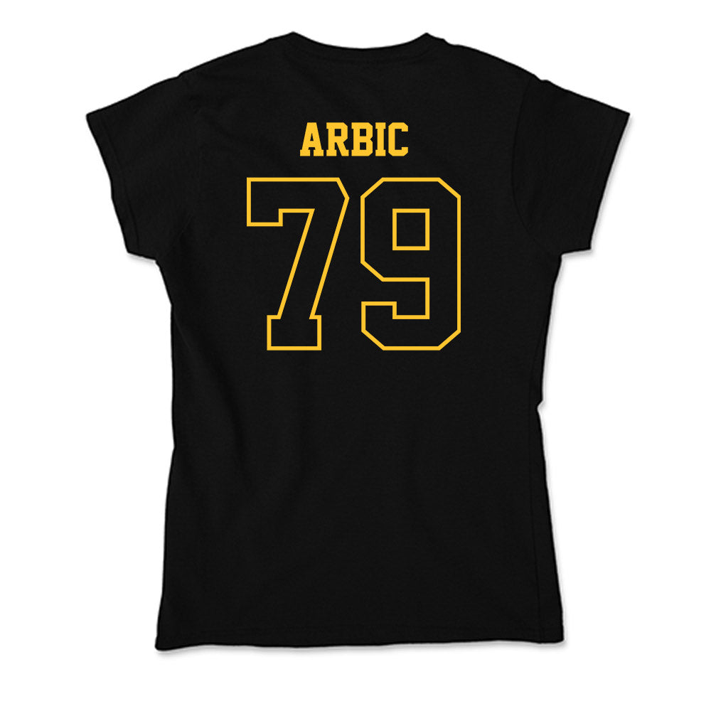 Northern Michigan - NCAA Football : Evan Arbic - Soft Style Women’s T-Shirt-1