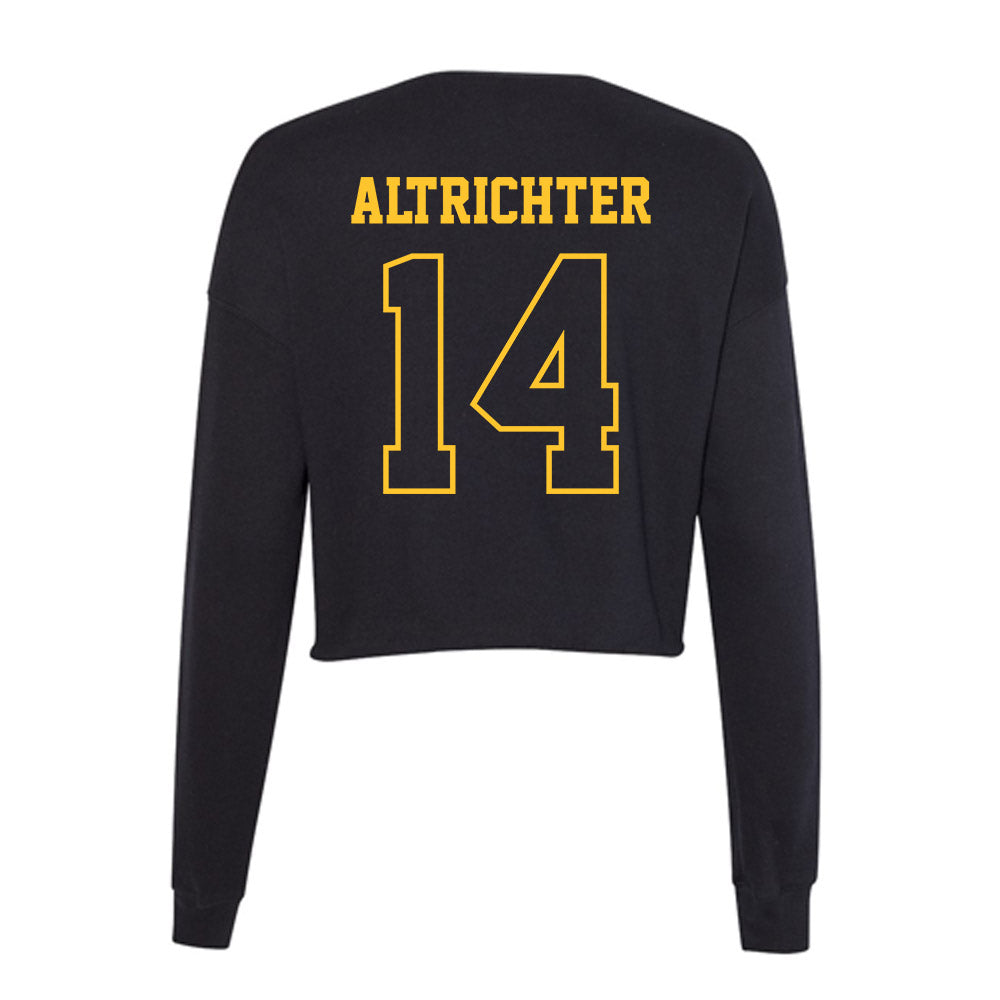 Northern Michigan - NCAA Men's Ice Hockey : Jakub Altrichter - Women's Cropped Crew Fleece-1