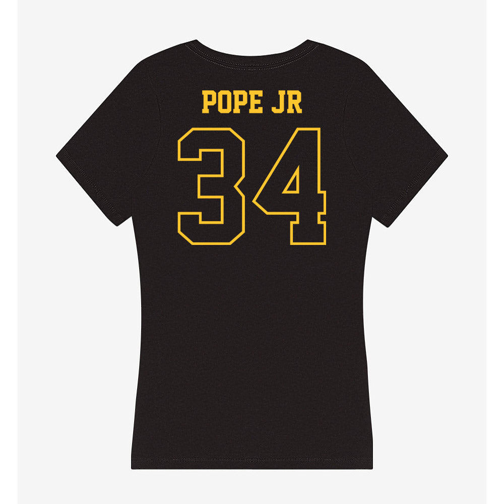 Northern Michigan - NCAA Football : Maurice Pope jr - Women's V-Neck T-Shirt-1