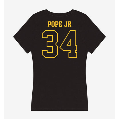 Northern Michigan - NCAA Football : Maurice Pope jr - Women's V-Neck T-Shirt-1