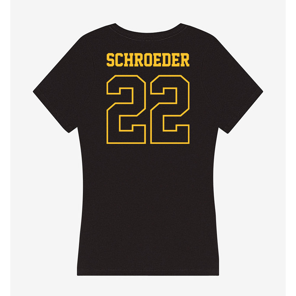 Northern Michigan - NCAA Women's Basketball : Madison Schroeder - Women's V-Neck T-Shirt-1