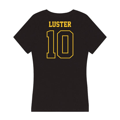 Northern Michigan - NCAA Men's Basketball : Biggie Luster - Women's V-Neck T-Shirt-1