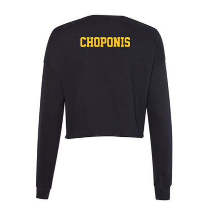 Northern Michigan - NCAA Women's Cross Country : Ashley Choponis - Women's Cropped Crew Fleece-1