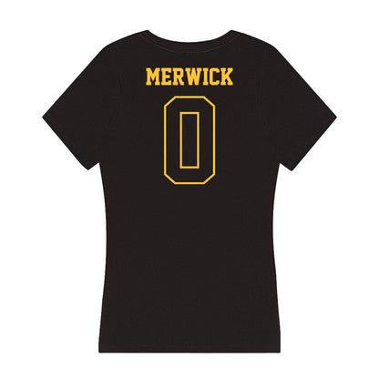 Northern Michigan - NCAA Men's Basketball : Derek Merwick - Women's V-Neck T-Shirt-1