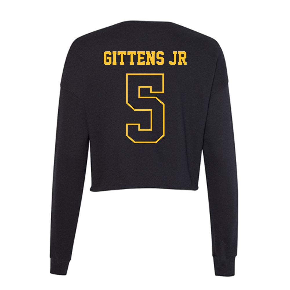 Northern Michigan - NCAA Men's Basketball : Gee Gittens Jr - Women's Cropped Crew Fleece-1