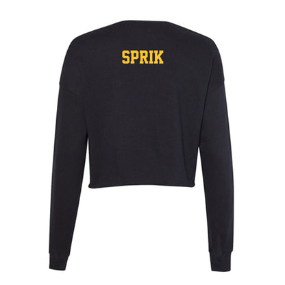 Northern Michigan - NCAA Women's Track & Field : Jordan Sprik - Women's Cropped Crew Fleece-1