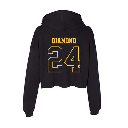 Northern Michigan - NCAA Men's Ice Hockey : Will Diamond - Women's Crop Fleece Hoodie-1