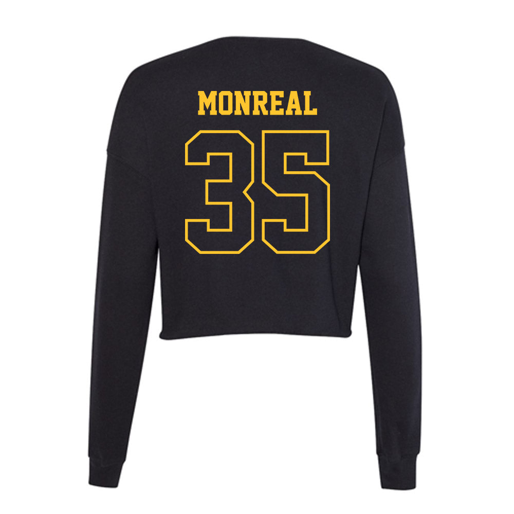 Northern Michigan - NCAA Football : Murphy Monreal - Women's Cropped Crew Fleece-1