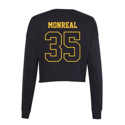 Northern Michigan - NCAA Football : Murphy Monreal - Women's Cropped Crew Fleece-1