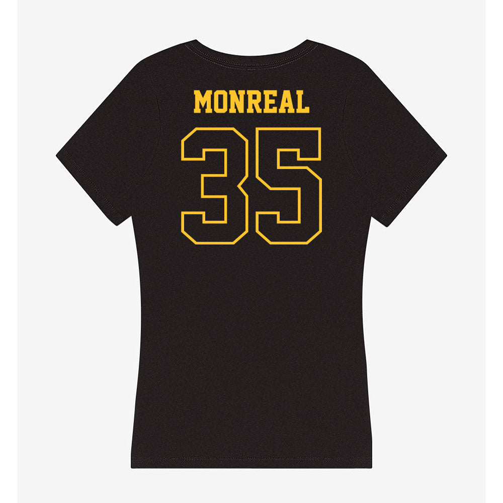 Northern Michigan - NCAA Football : Murphy Monreal - Women's V-Neck T-Shirt-1