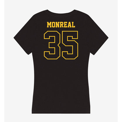 Northern Michigan - NCAA Football : Murphy Monreal - Women's V-Neck T-Shirt-1