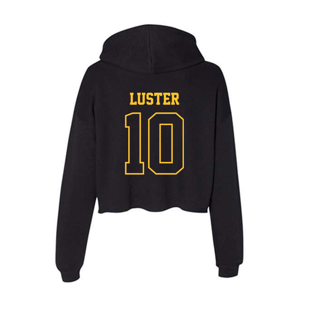 Northern Michigan - NCAA Men's Basketball : Biggie Luster - Women's Crop Fleece Hoodie-1