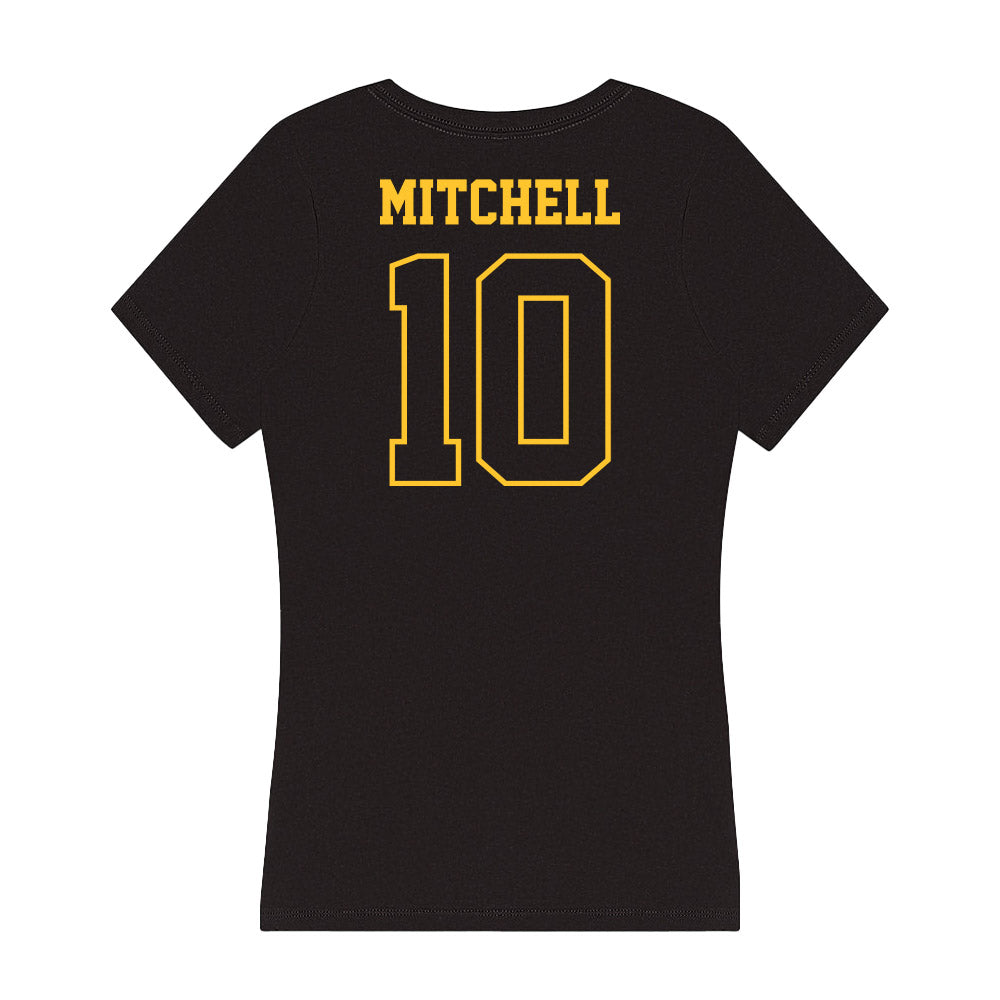 Northern Michigan - NCAA Men's Ice Hockey : Trevor Mitchell - Women's V-Neck T-Shirt-1