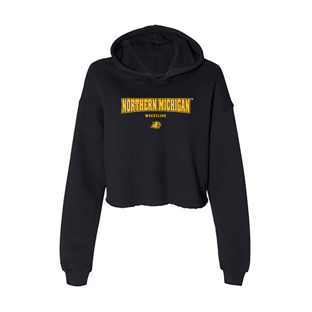 Northern Michigan - NCAA Wrestling : Sophia Bassino - Women's Crop Fleece Hoodie-0