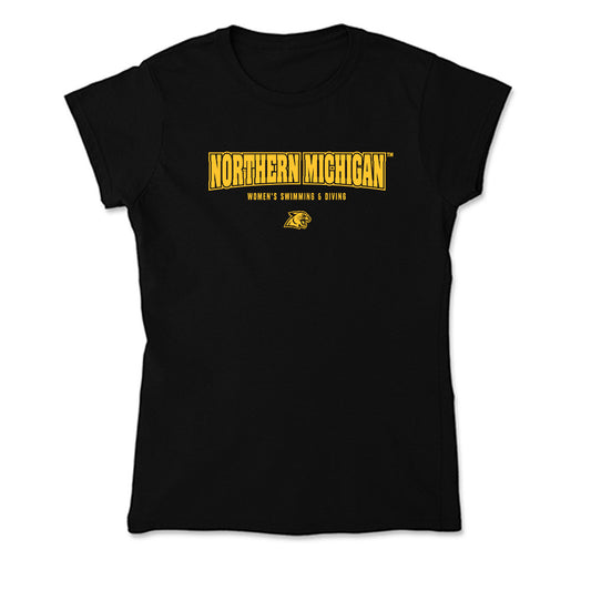 Northern Michigan - NCAA Women's Swimming & Diving : Jillian McKinley - Soft Style Women’s T-Shirt-0