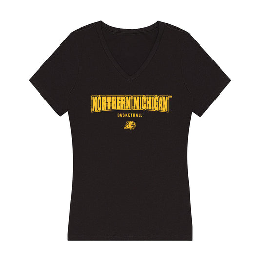 Northern Michigan - NCAA Women's Basketball : Jacy Weisbrod - Women's V-Neck T-Shirt-0