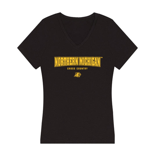 Northern Michigan - NCAA Women's Cross Country : Ashley Choponis - Women's V-Neck T-Shirt-0