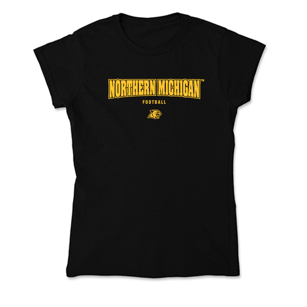Northern Michigan - NCAA Football : Murphy Monreal - Soft Style Women’s T-Shirt-0