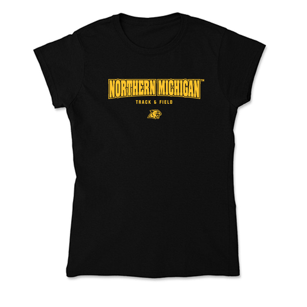 Northern Michigan - NCAA Women's Track & Field : Taylor Rogers - Soft Style Women’s T-Shirt-0