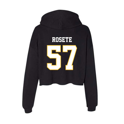 PLU - NCAA Football : Jaden Rosete - Women's Crop Fleece Hoodie-1