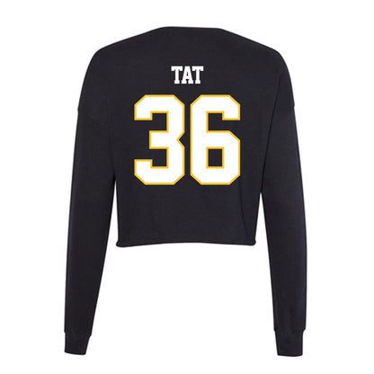 PLU - NCAA Baseball : Kyle Tat - Women's Cropped Crew Fleece-1