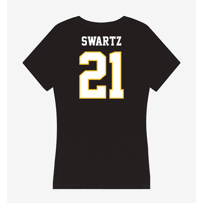 PLU - NCAA Baseball : Kamryn Swartz - Women's V-Neck T-Shirt-1