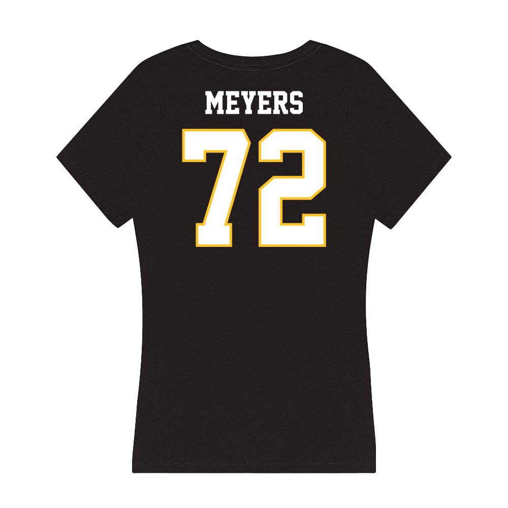 PLU - NCAA Softball : Addy Meyers - Women's V-Neck T-Shirt-1