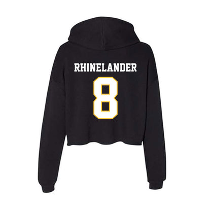 PLU - NCAA Football : Colby Rhinelander - Women's Crop Fleece Hoodie-1