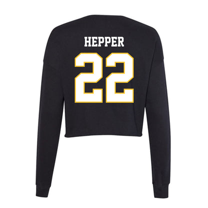 PLU - NCAA Men's Basketball : Mack Hepper - Women's Cropped Crew Fleece-1